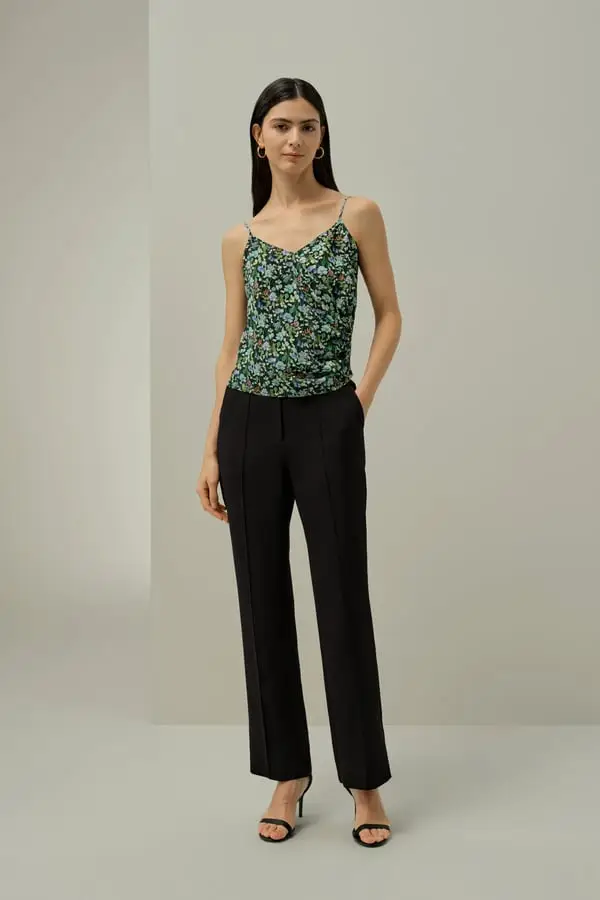 Canotta Fairytale Forest - Spalline Regolabili e Tessuto Liberty Bosco delle Fiabe