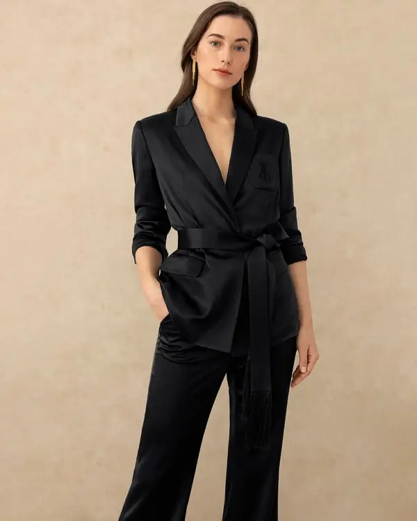 Capispalla In Seta IT Donna Nero