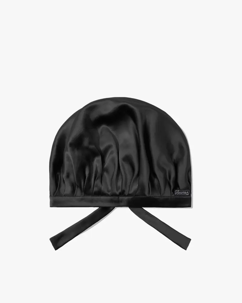 Lilysilk Cappello Da Notte Di Seta Nero