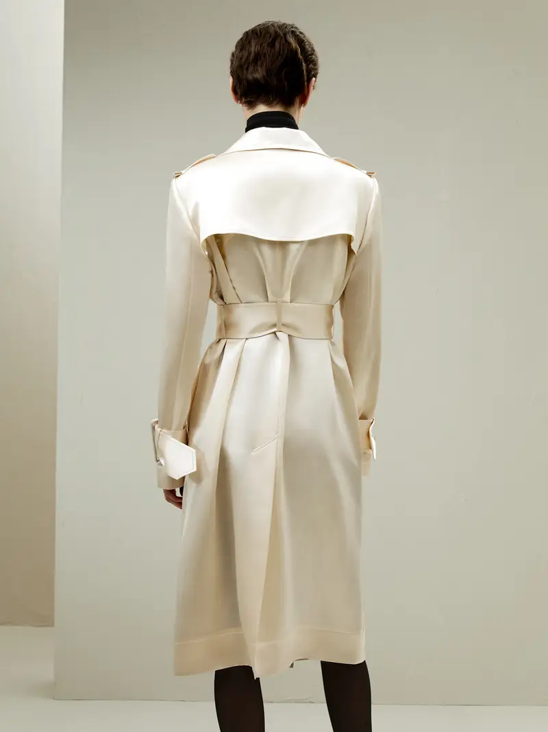 LILYSILK Cappotti Donna Crema 2925768