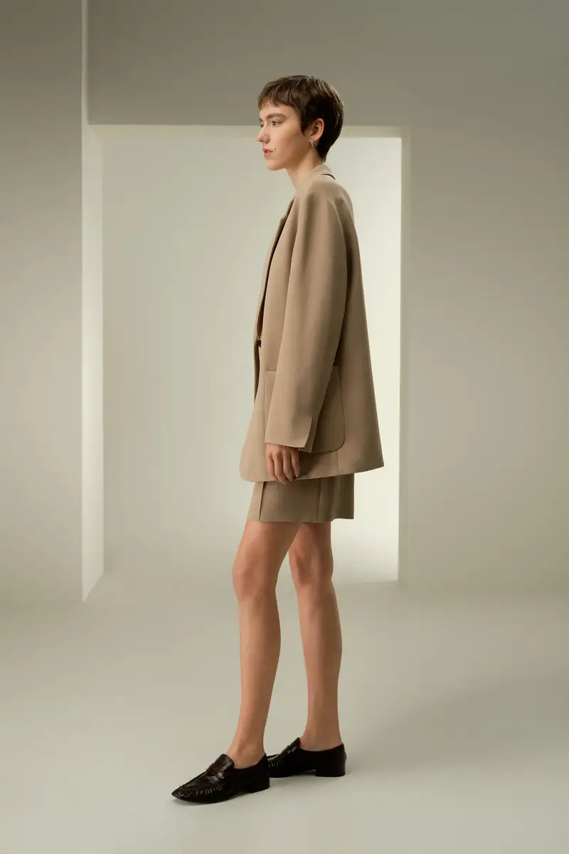 Cappotto Lana Donna Fodera 100% Cuprolana-Seta 70-30 Lana-Seta 70-30 Fodera 100% Cupro Cachi