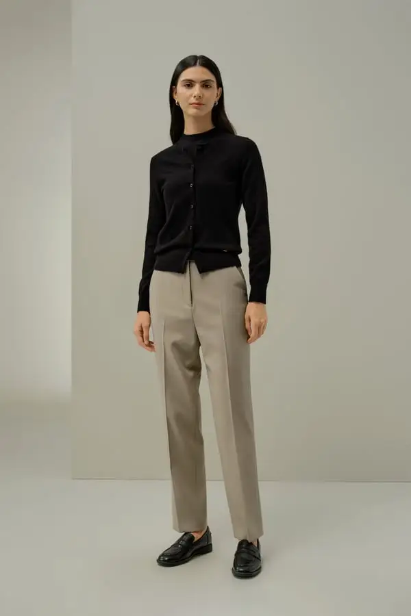 LILYSILK Cardigan Nero 2927817