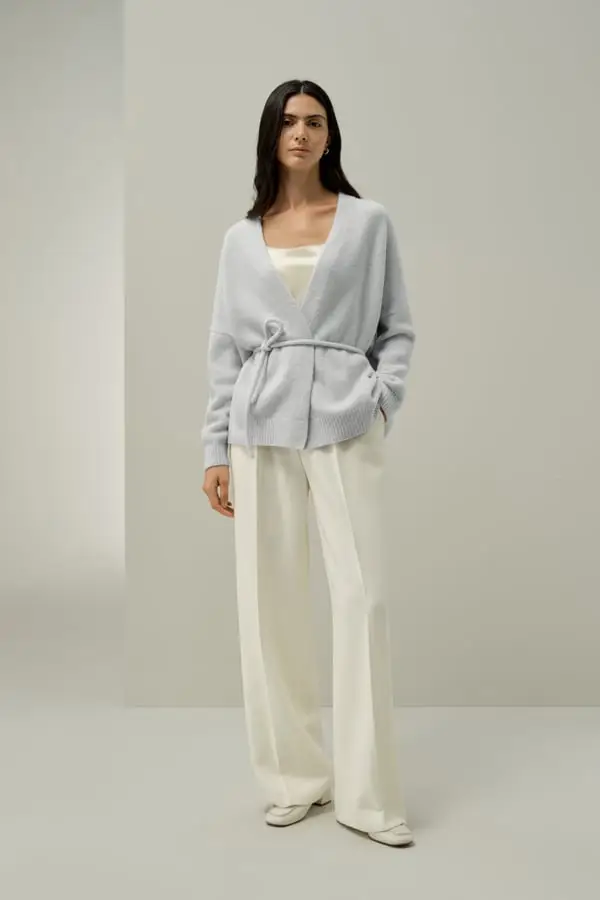 LILYSILK Cardigan Donna Bianco 3534392