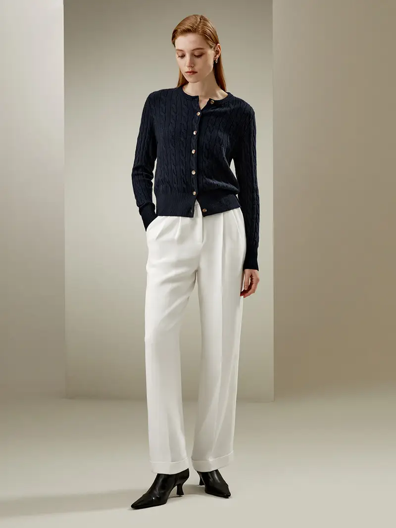 LILYSILK Cardigan Blu 2924492