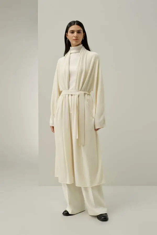 LILYSILK Cardigan Bianco 3534207