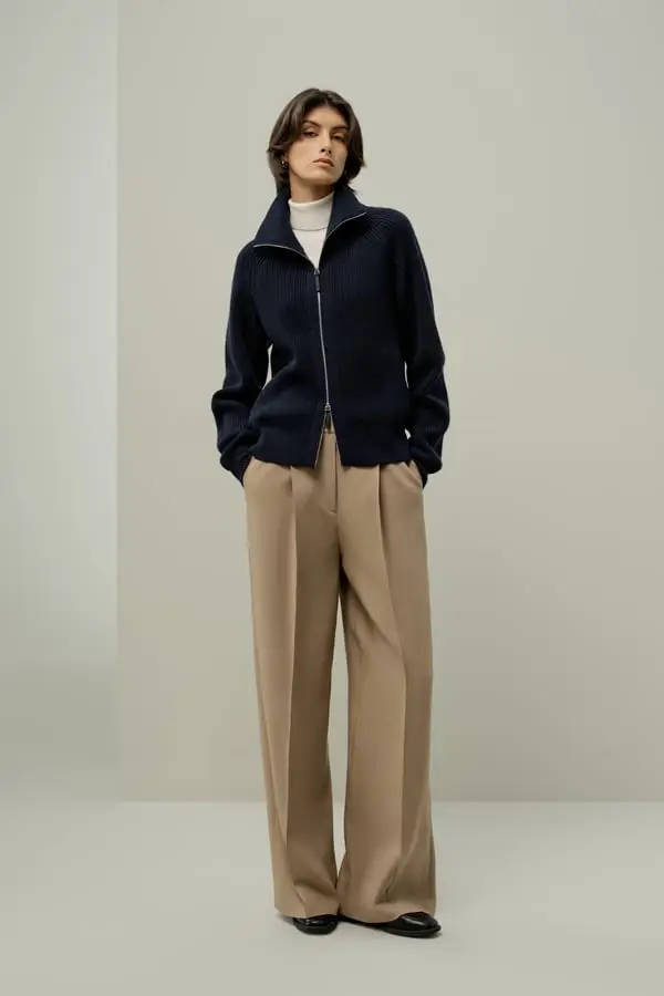 LILYSILK Cardigan Uomo Blu 3534265