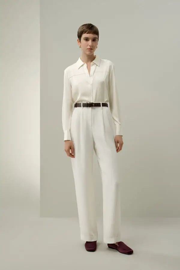 Cintura in Pelle Mogano - Elegante Fibbia Oro, Vera Pelle, 3 cm, Stile Intramontabile