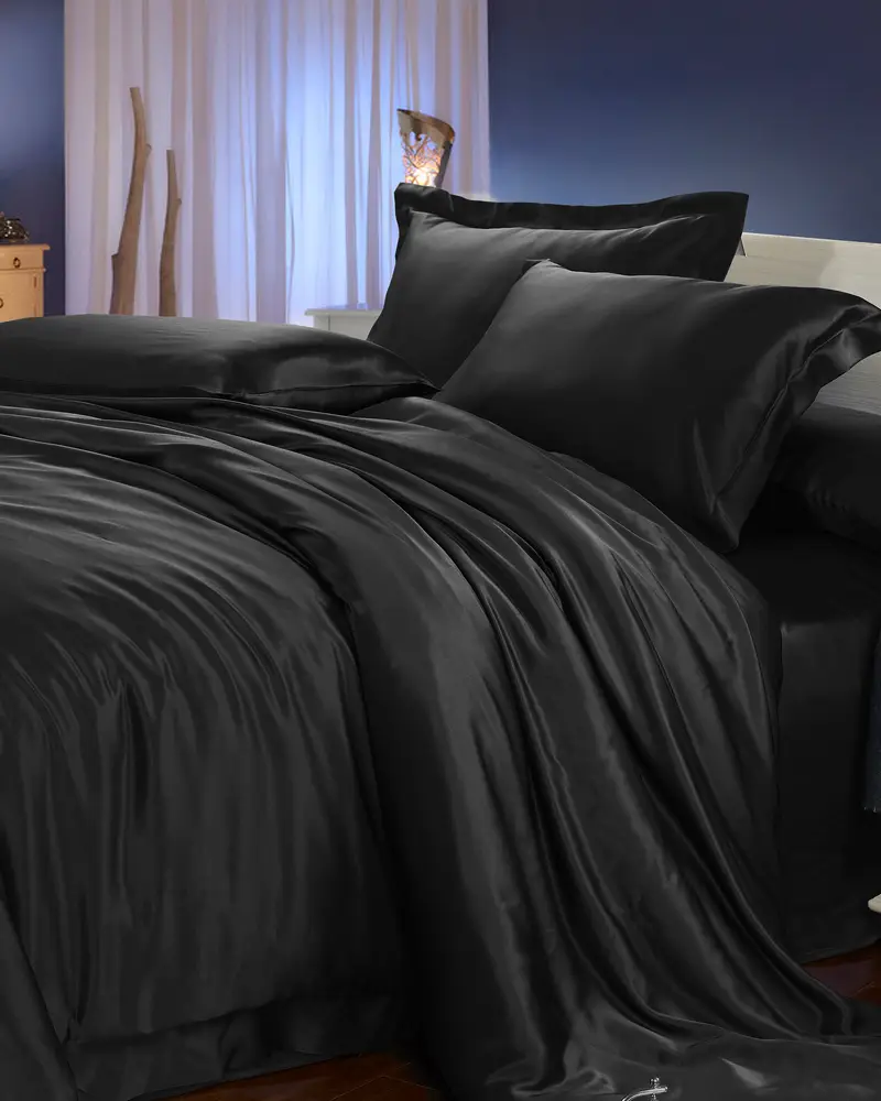 Copripiumino In Seta IT Adulti Nero