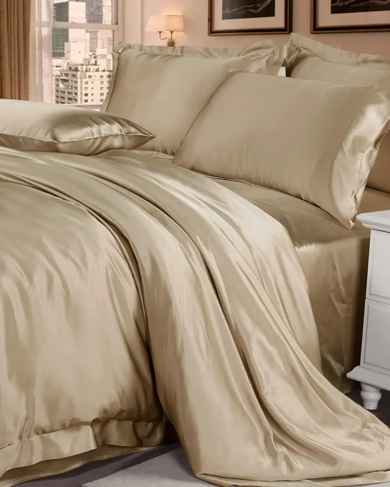 Copripiumino Seta Talpa Chiusura Con Cerniera Nascosta 100% Seta Pura In Un Sonno Profondo E Rigenerante