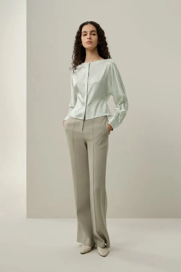 LILYSILK Top Donna Verde 4224004