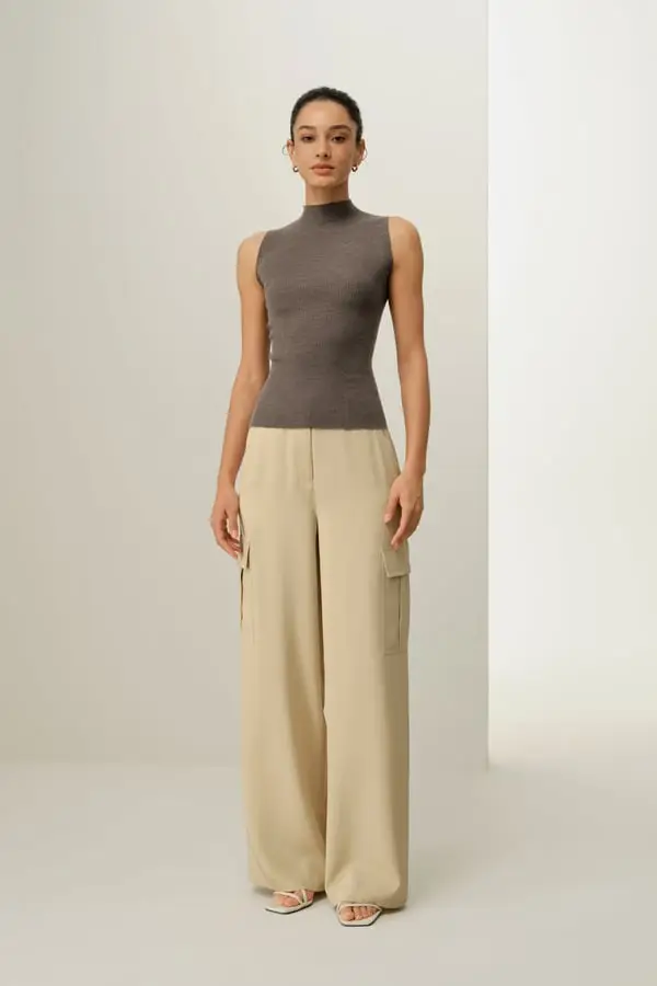 LILYSILK Gilet Donna Marrone 4223892