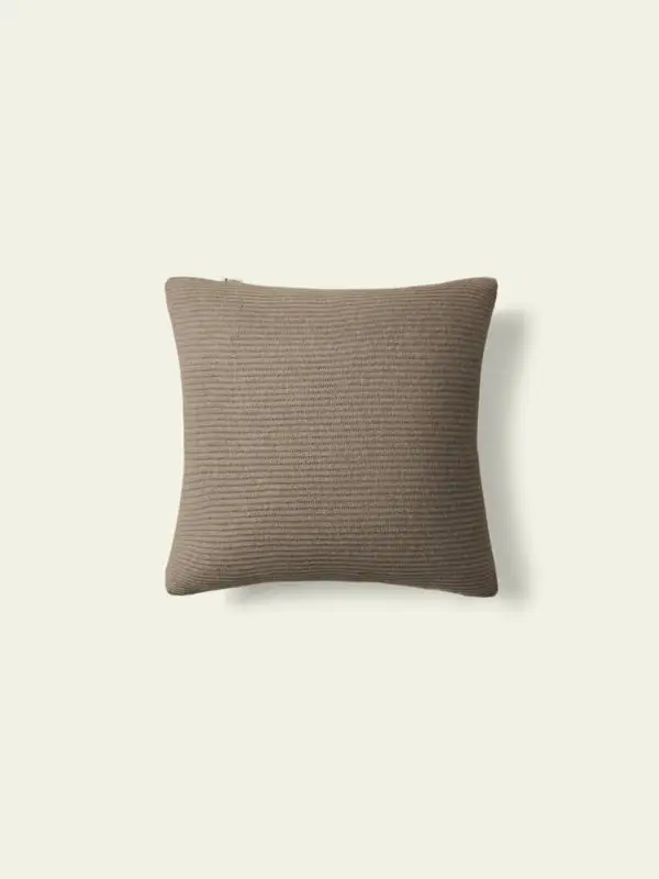 Federa Cashmere e Seta Camel 45x45cm | Reversibile, Morbida e Lussuosa Cammello