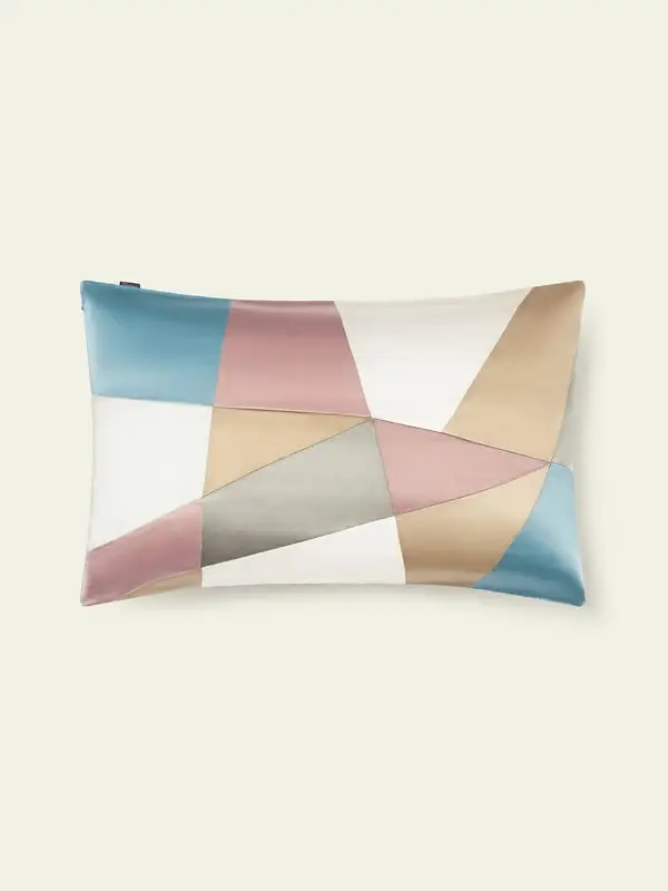 Federa Seta Casuale 50x70cm - Morbida e Lussuosa, Colore a Sorpresa Colore Casuale