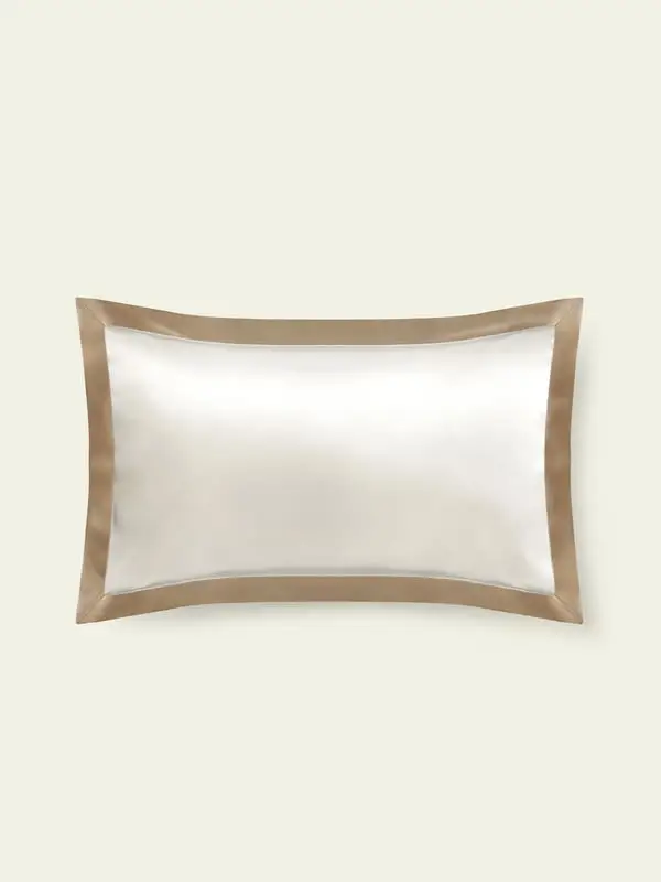 Federe Di Seta Talpa Lucida, Liscia, Morbida 100% Seta Naturale In Un Sonno Profondo E Rigenerante x 80cm