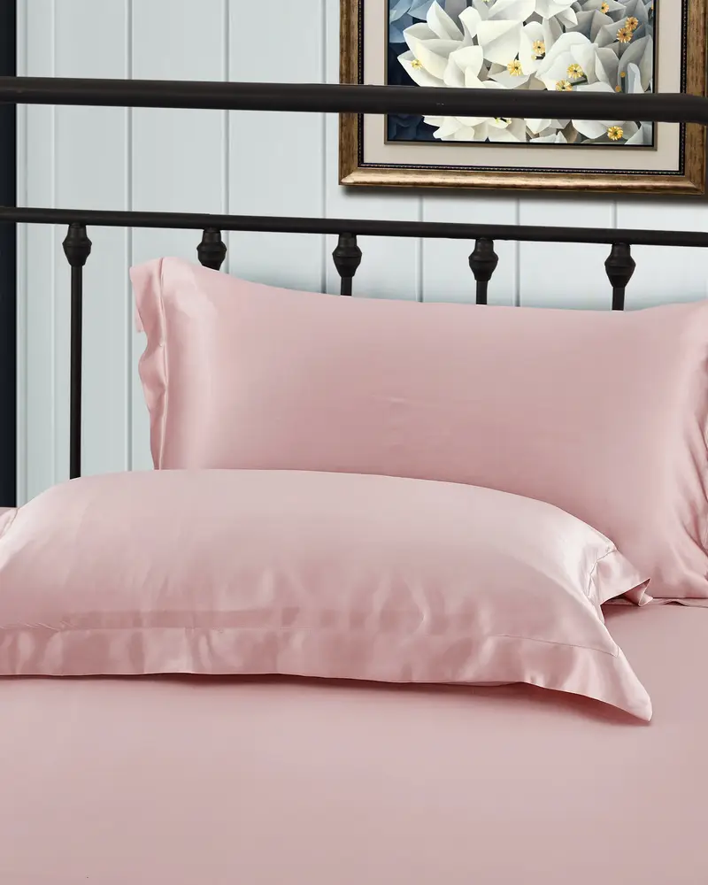 Federe Seta Federa Di Seta Federa Cuscino Seta Italia Rosa Rosato