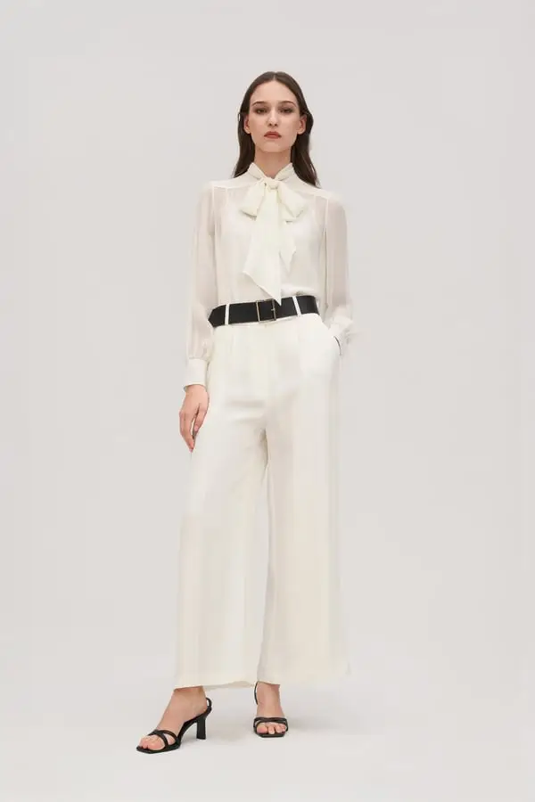 LILYSILK Papillon Donna Bianco 2924396