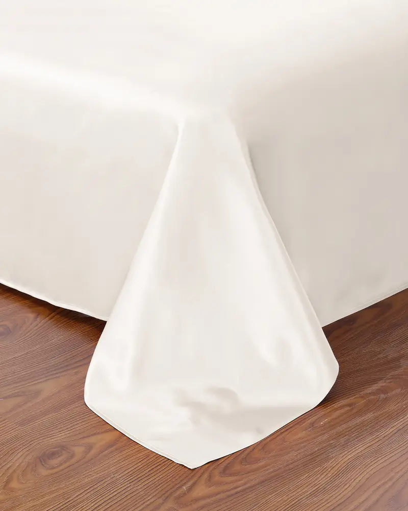 Lenzuola Seta Di Gelso Bianco Senza Cucitura, Tocco Morbido 100% Seta Delicato Sulla Pelle E Traspirante
