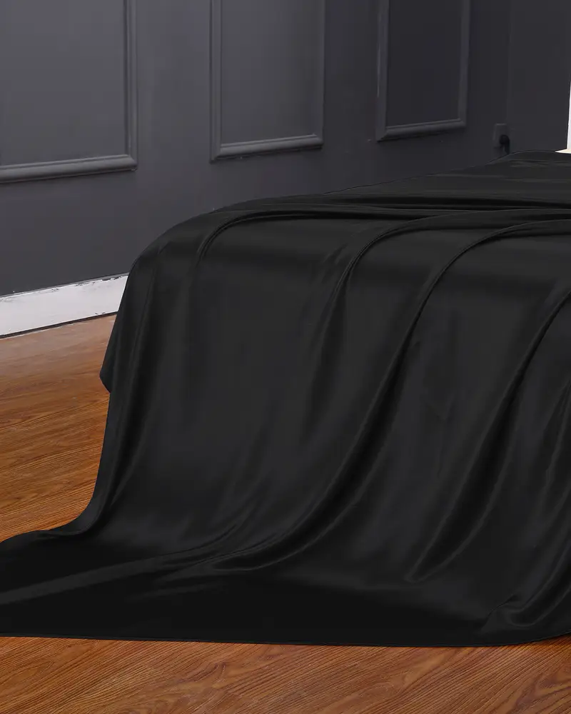 Lenzuola Seta Di Gelso Nero Senza Cucitura, Tocco Morbido Seta Di Gelso Perfettamente Adatto Per Clienti Con Le Pelli Sensibili