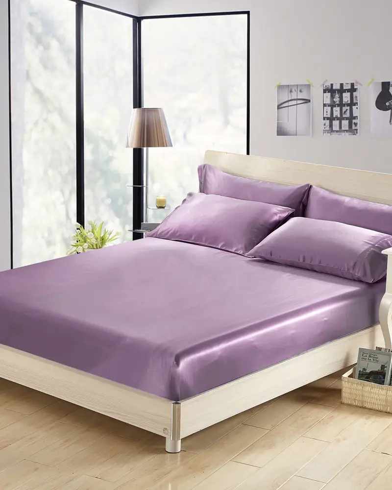 Lenzuola Seta Lavanda Versione Senza Cuciture 100% Seta Naturale La Scelta Perfetta Per Scoprire Il Mondo Della Seta