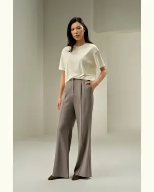 Maglietta In Seta Femmina Jersey Di Seta Naturalmente Antibatterico Resiste Durante Tutte Le Stagioni Giglio Bianco