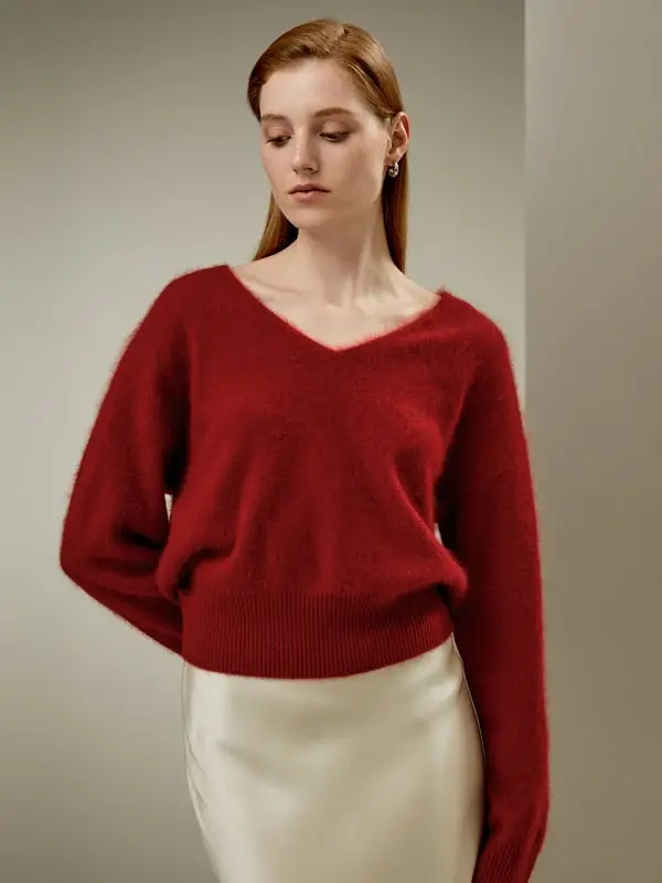 Maglione Cashmere Rosso - Morbido, Elegante e Avvolgente per Ogni Occasione