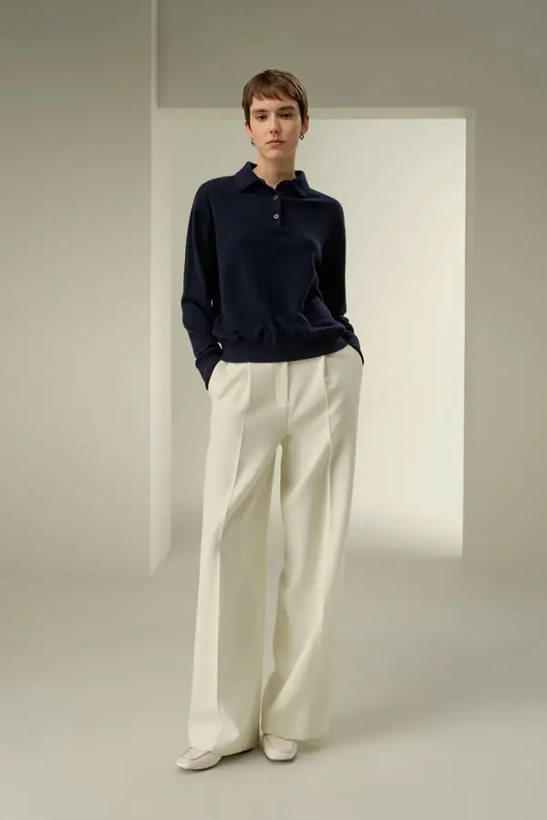 LILYSILK Polo Blu 4223792