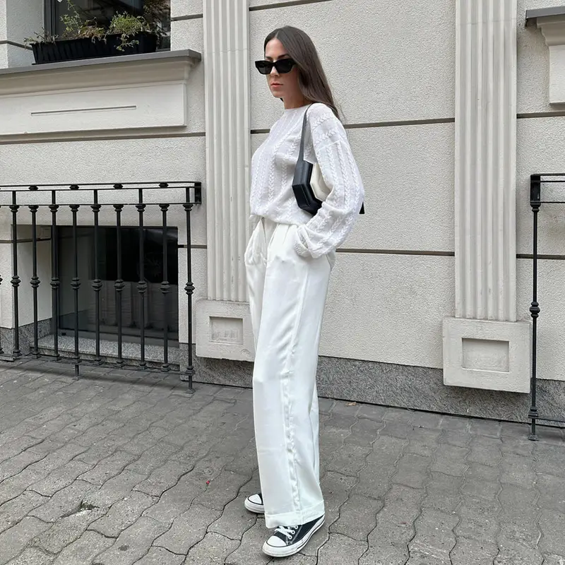 Maglioni Cashmere Donna Bianco Caldo, Morbido E Delicato Sulla Pelle 100% Cashmere Delicato Sulla Pelle E Traspirante