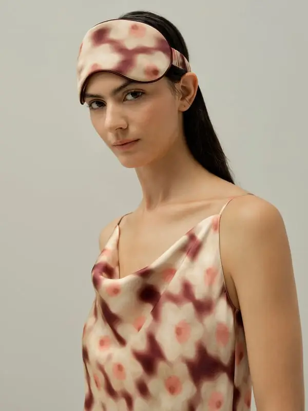 Maschera da Sonno Seta Charmeuse Sogno di Narciso