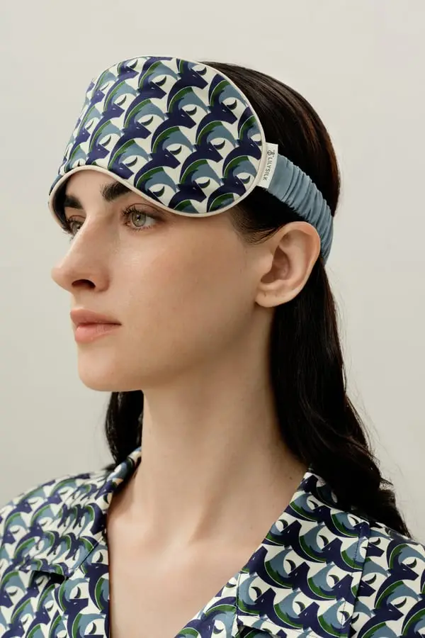 Maschera Occhi Seta Toro | Antirughe, Morbida, Lusso |