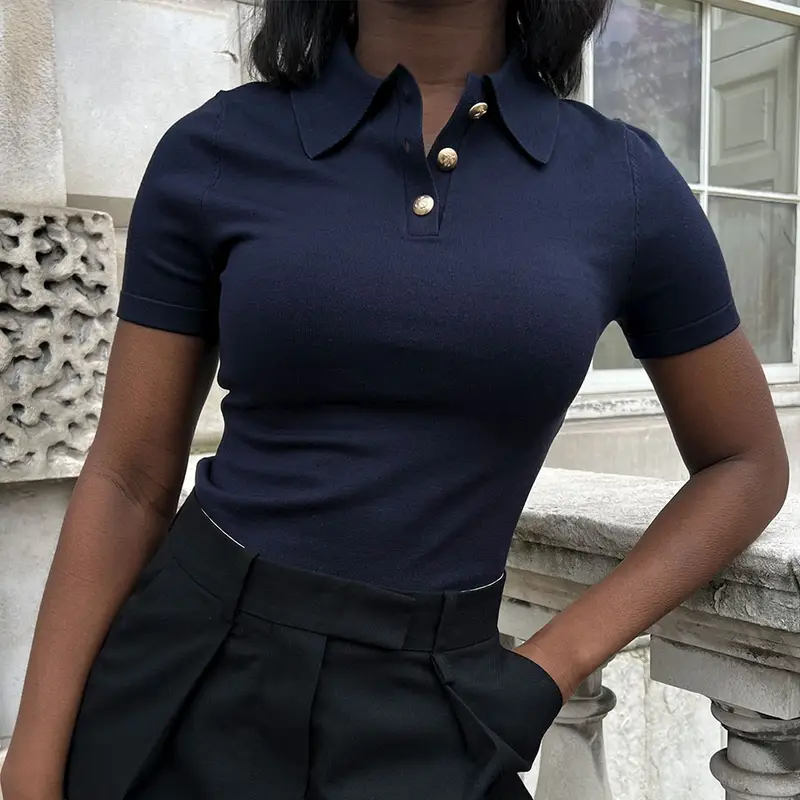 LILYSILK Polo Blu 2924539