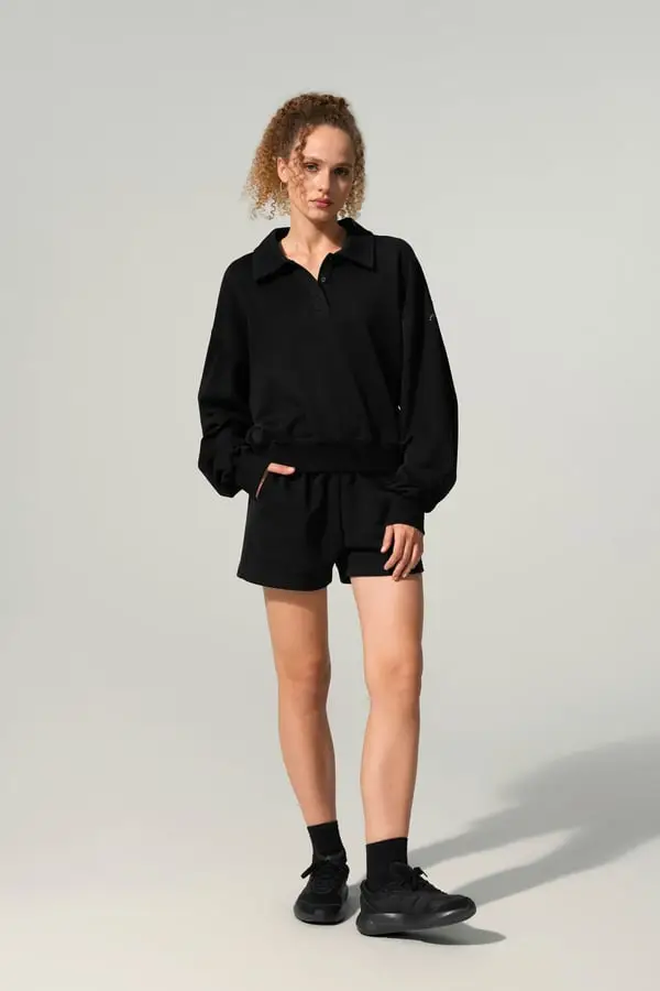 LILYSILK Polo Donna Nero 2927721