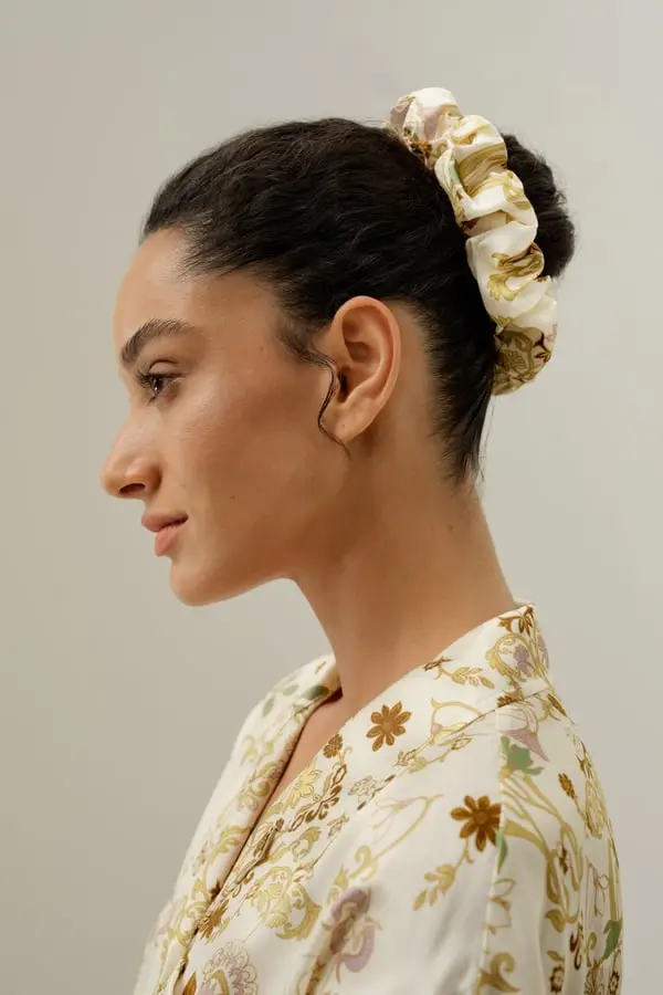 Scrunchie Capricorno in Seta | Elegante & Resistente | Astrologico |