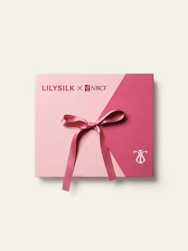 Set Hope Embrace Rosa Rubino 50x75cm Seta Charmeuse per Sonno Ristoratore, Federa e Mascherina