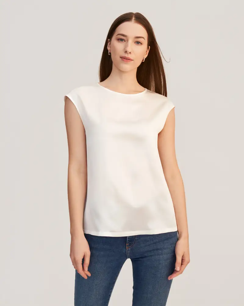LILYSILK T-shirt Donna Bianco 2924217