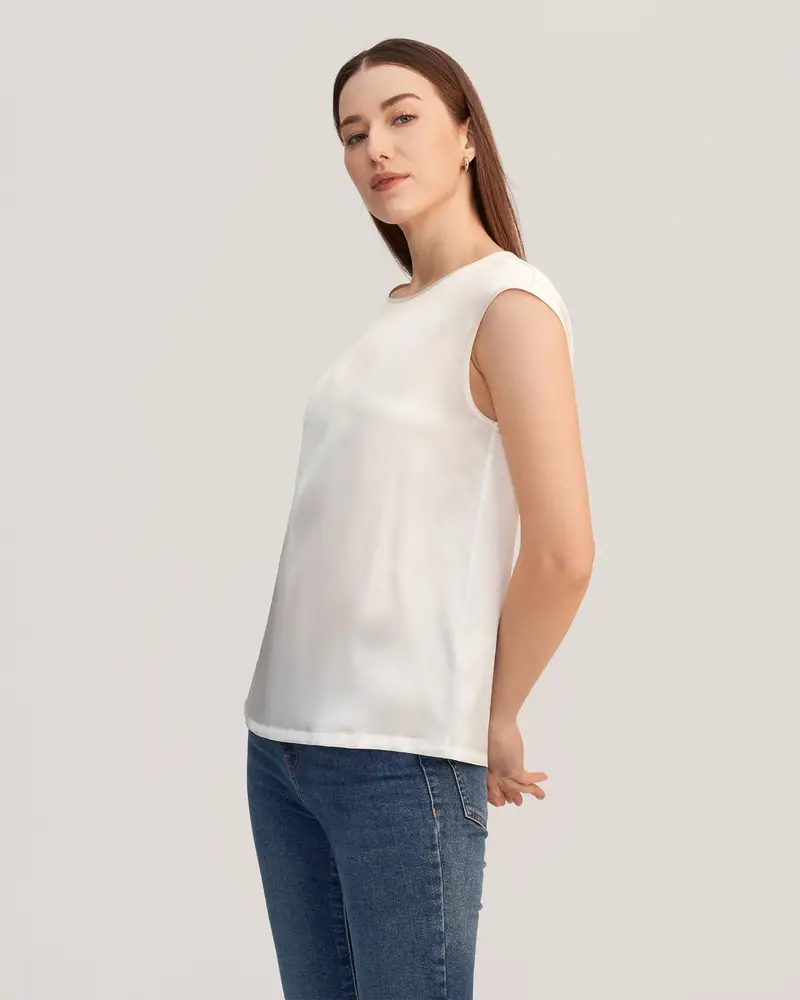 LILYSILK T-shirt Donna Bianco 2924369