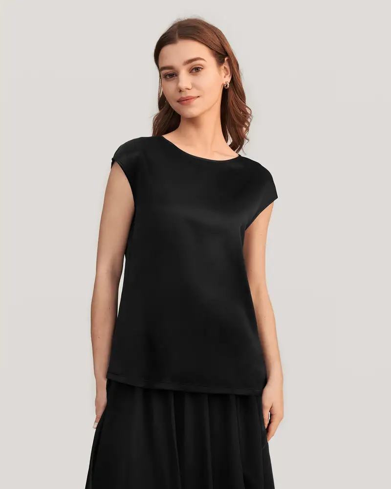 LILYSILK T-shirt Donna Nero 2926853