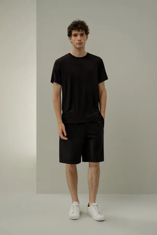 LILYSILK T-shirt Uomo Nero 2926711