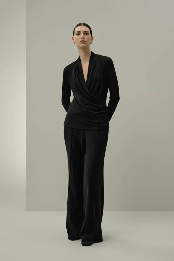 LILYSILK Top Nero 4083325