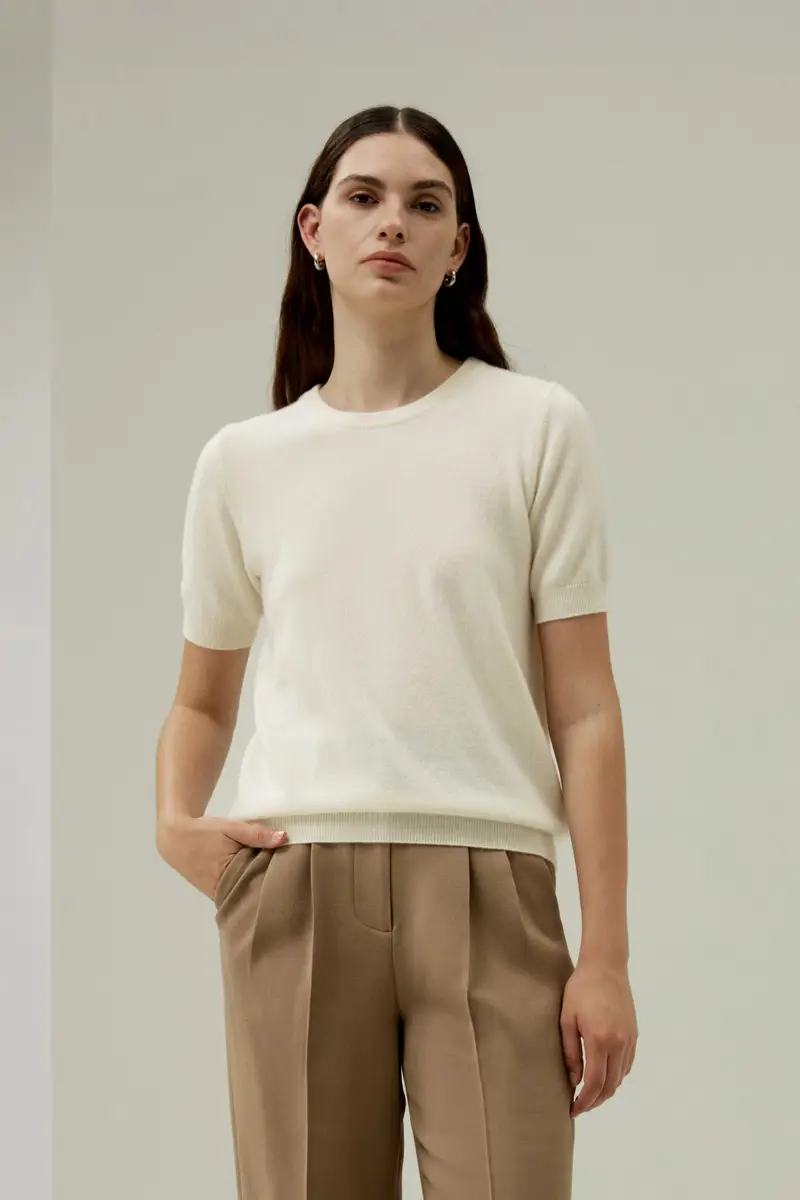 LILYSILK Top Bianco 2924186