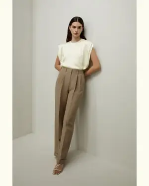 Top In Seta Femmina Cerniera Invisibile Seta Di Gelso Traspirante Superleggero Per Le Persone Allergiche Giglio Bianco