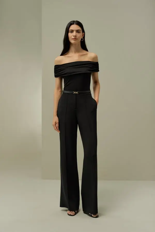 LILYSILK Top Donna Nero 2926776