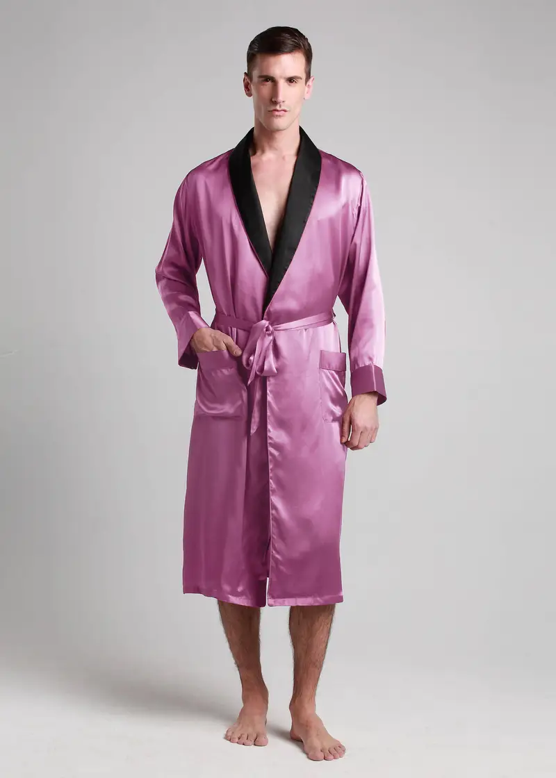 Vestaglia Seta IT Uomini Viola
