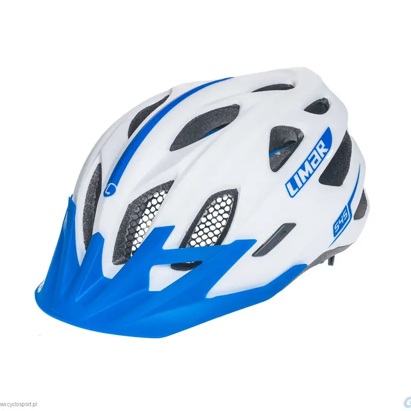 Casco Bici 545 Bianco Blu L