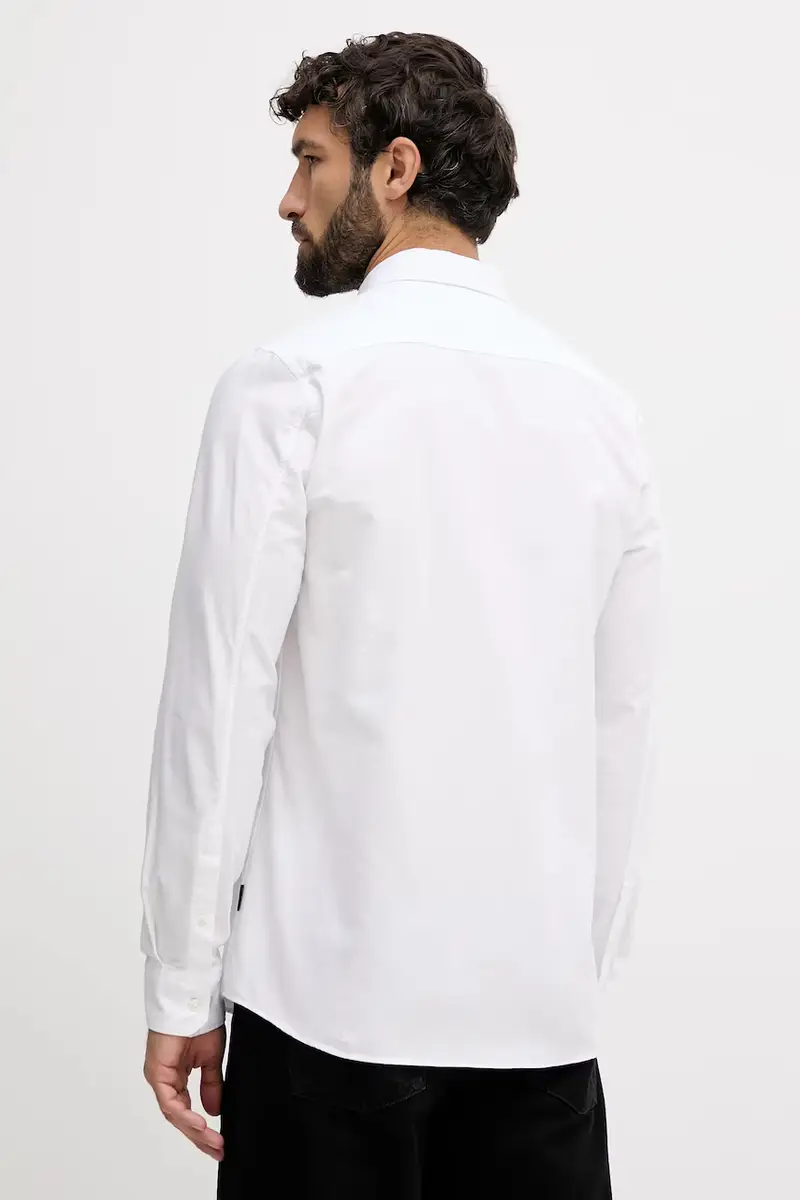camicia in cotone uomo colore bianco 30.225020 miniatura 3