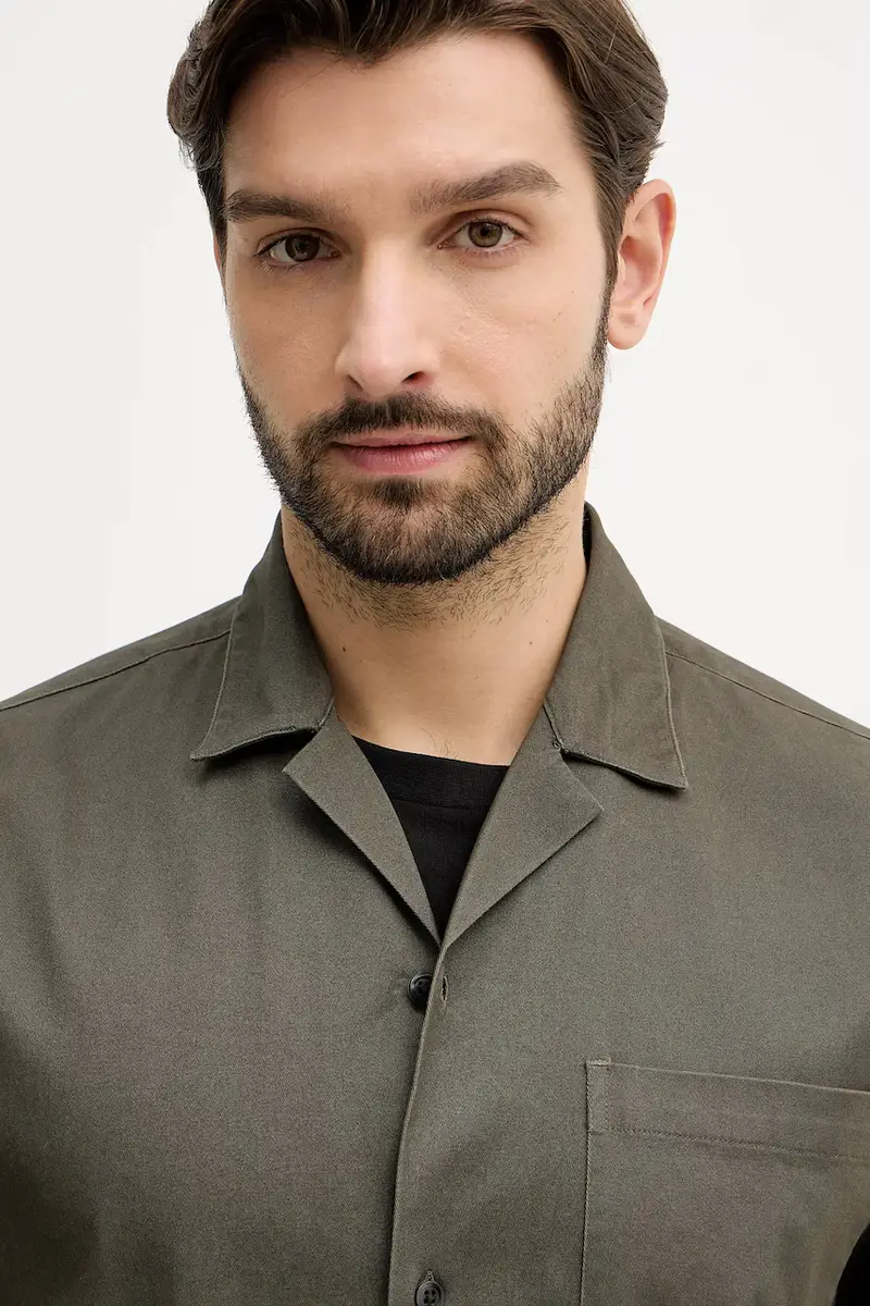 camicia uomo colore verde 30.225070 miniatura 4