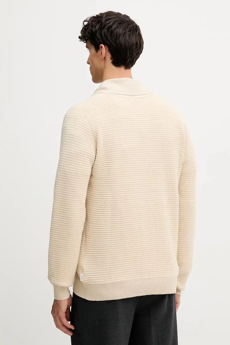 Lindbergh Cardigan Uomo Beige 3574633 miniatura 3