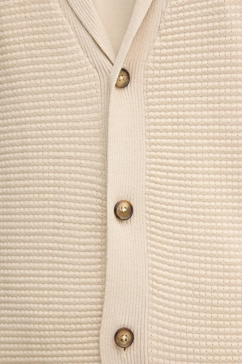 Lindbergh Cardigan Uomo Beige 3574633 miniatura 5