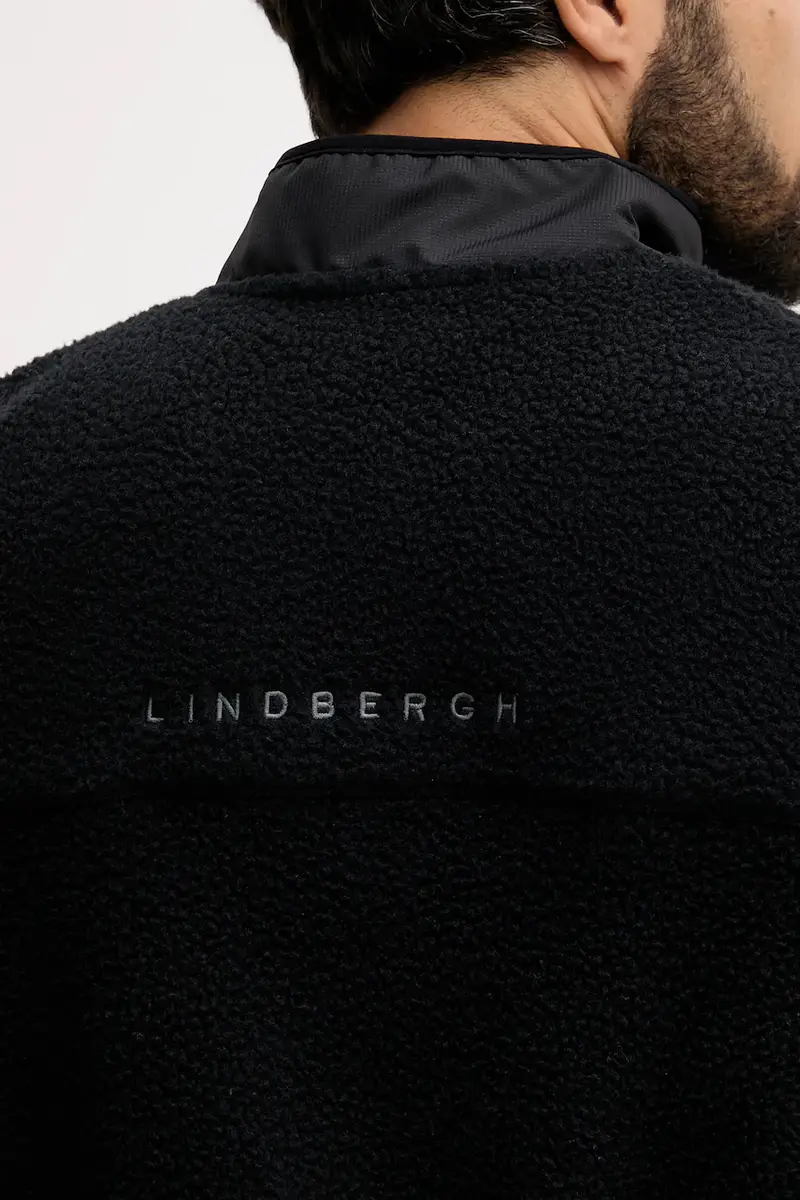 felpa in pile uomo colore nero 30-300092A miniatura 5