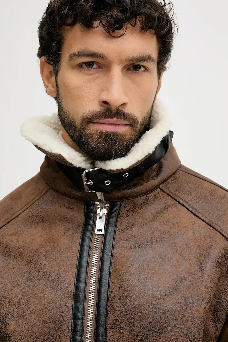 giacca colore marrone 30-301124 miniatura 4