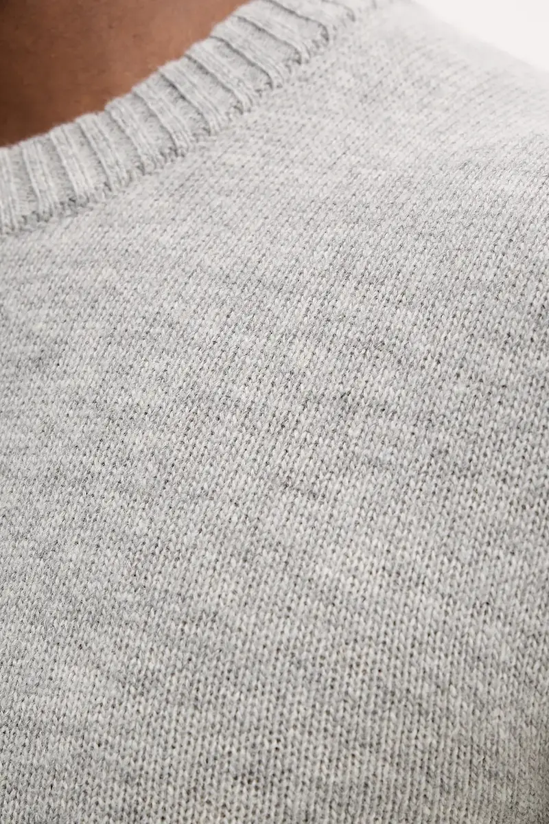 maglione con lana colore grigio 30.800220 miniatura 5